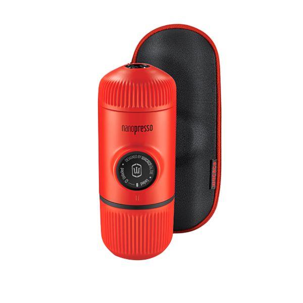 Портативна еспресо машина Nanopresso – Wacaco – Lava Red + Case | JAR Computers Портативна еспресо машина Nanopresso – Wacaco – Lava Red + Case