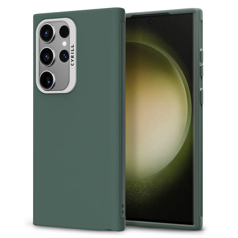 Spigen Cyrill Ultra Color Case - силиконов (TPU) калъф с висока степен на защита за Samsung Galaxy S24 Ultra (зелен) | JAR Computers Spigen Cyrill Ultra Color Case - силиконов (TPU) калъф с висока степен на защита за Samsung Galaxy S24 Ultra (зелен)