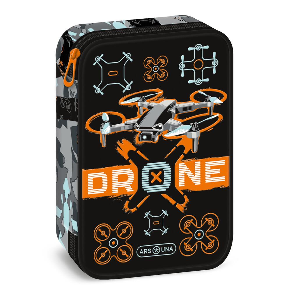 Ученически несесер с един цип на две нива Drone X (5538)