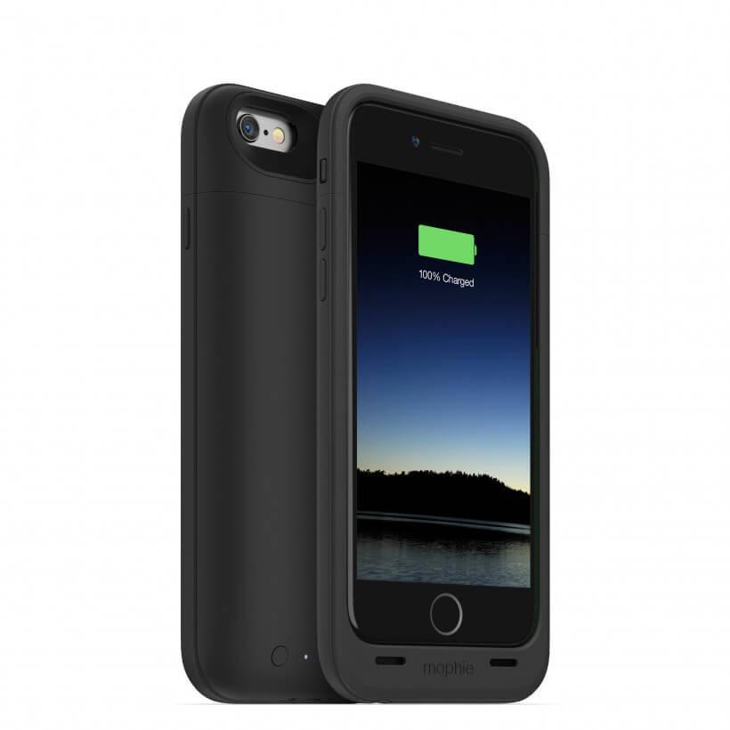 Удароустойчив кейс с вградена батерия 3300 mAh за iPhone 6, iPhone 6S - Mophie Juice Pack Plus (черен) | JAR Computers Удароустойчив кейс с вградена батерия 3300 mAh за iPhone 6, iPhone 6S - Mophie Juice Pack Plus (черен)