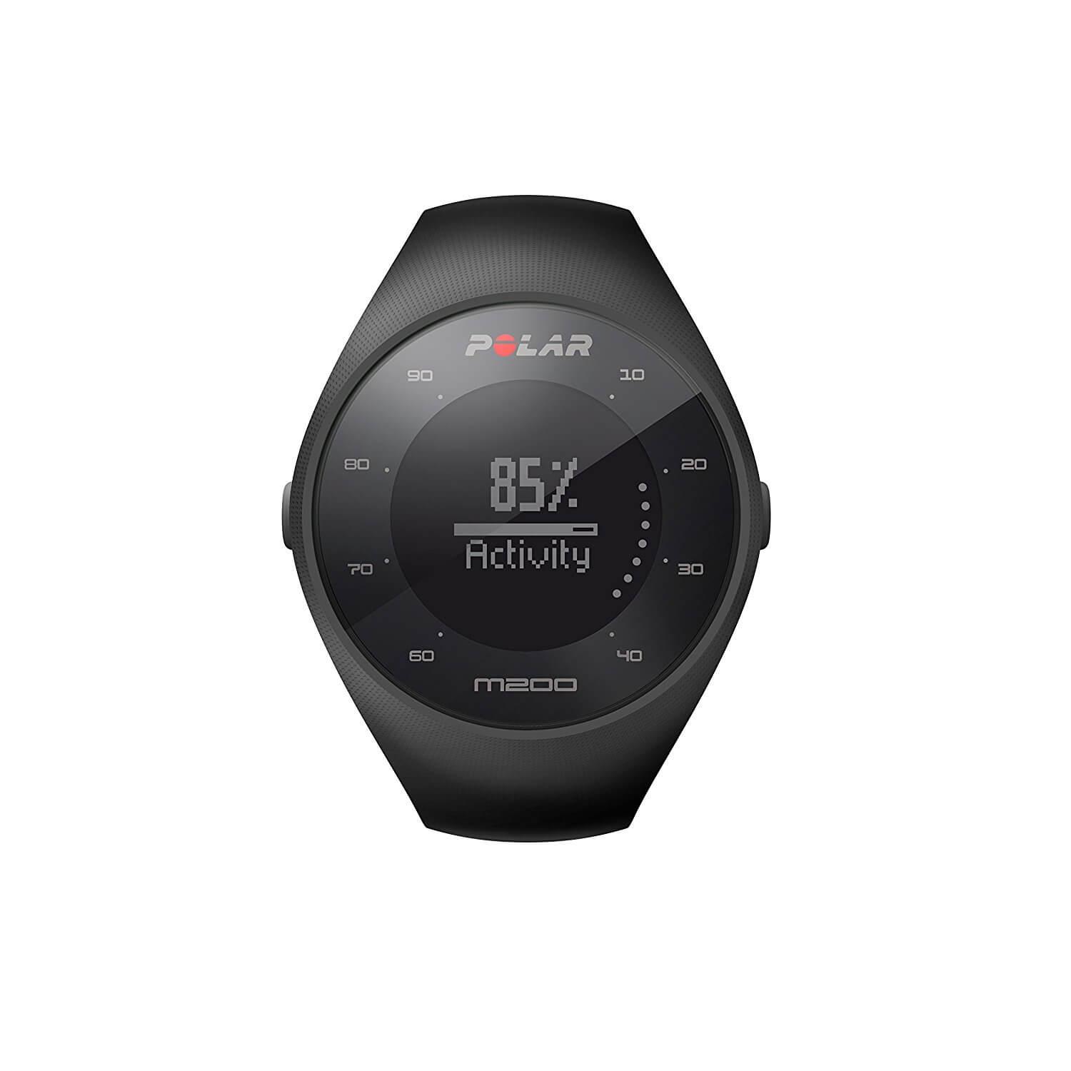 Водоустойчив часовник за бягане с GPS и Heart Rate сензор - Polar M200 (черен) | JAR Computers Водоустойчив часовник за бягане с GPS и Heart Rate сензор - Polar M200 (черен)