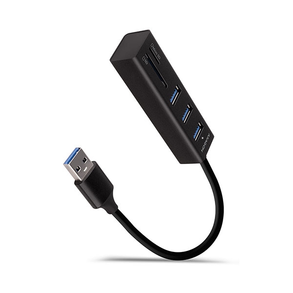 Cardreader + USB3.0 HUB, 3xUSB3.0, AXAGON HMA-CR3A | JAR Computers Cardreader + USB3.0 HUB, 3xUSB3.0, AXAGON HMA-CR3A