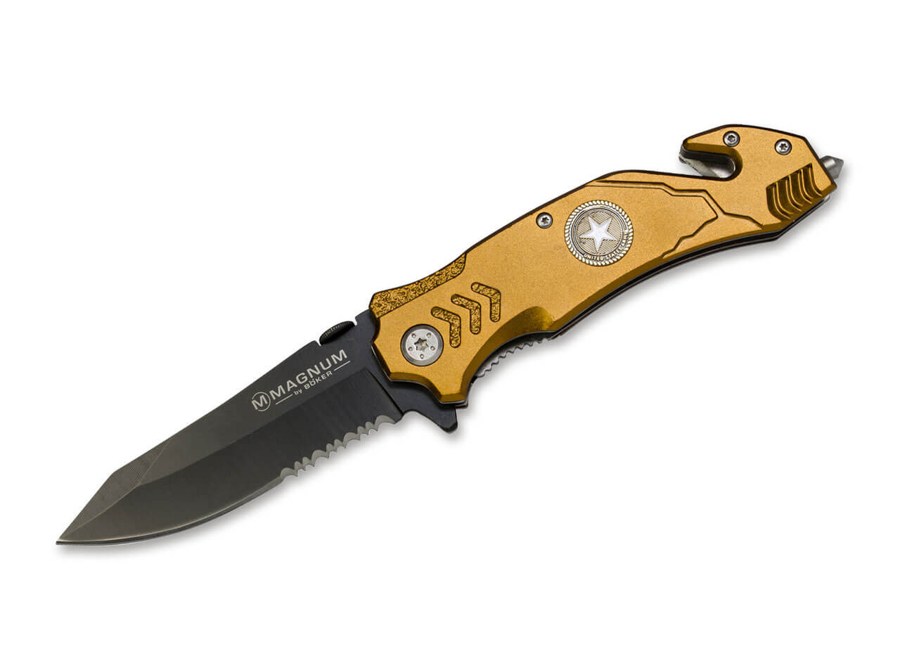 Джобен нож Boker Magnum Army Rescue | JAR Computers Джобен нож Boker Magnum Army Rescue