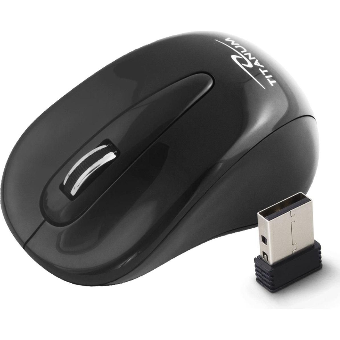 Esperanza Titanum Torpedo Wireless Optical Mouse 1000 DPI Black (TM104K) (ESPTM104K)