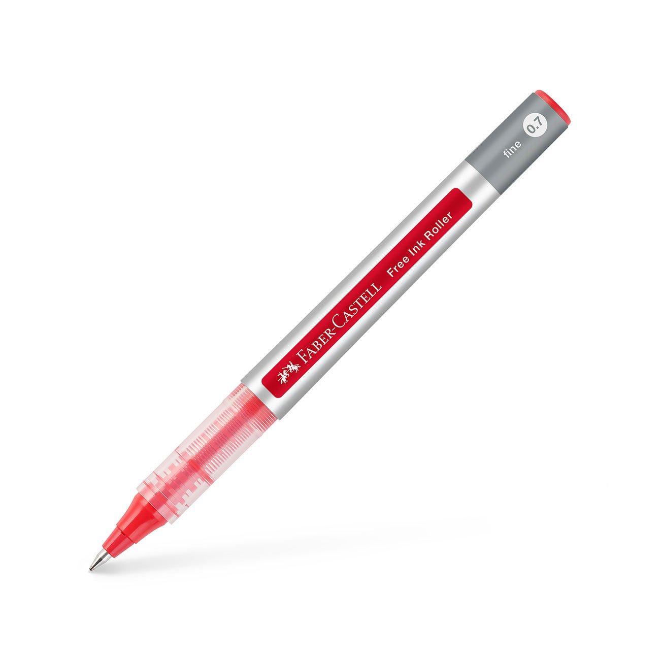 Faber-Castell Ролер Free Ink, 0.7 mm, червен