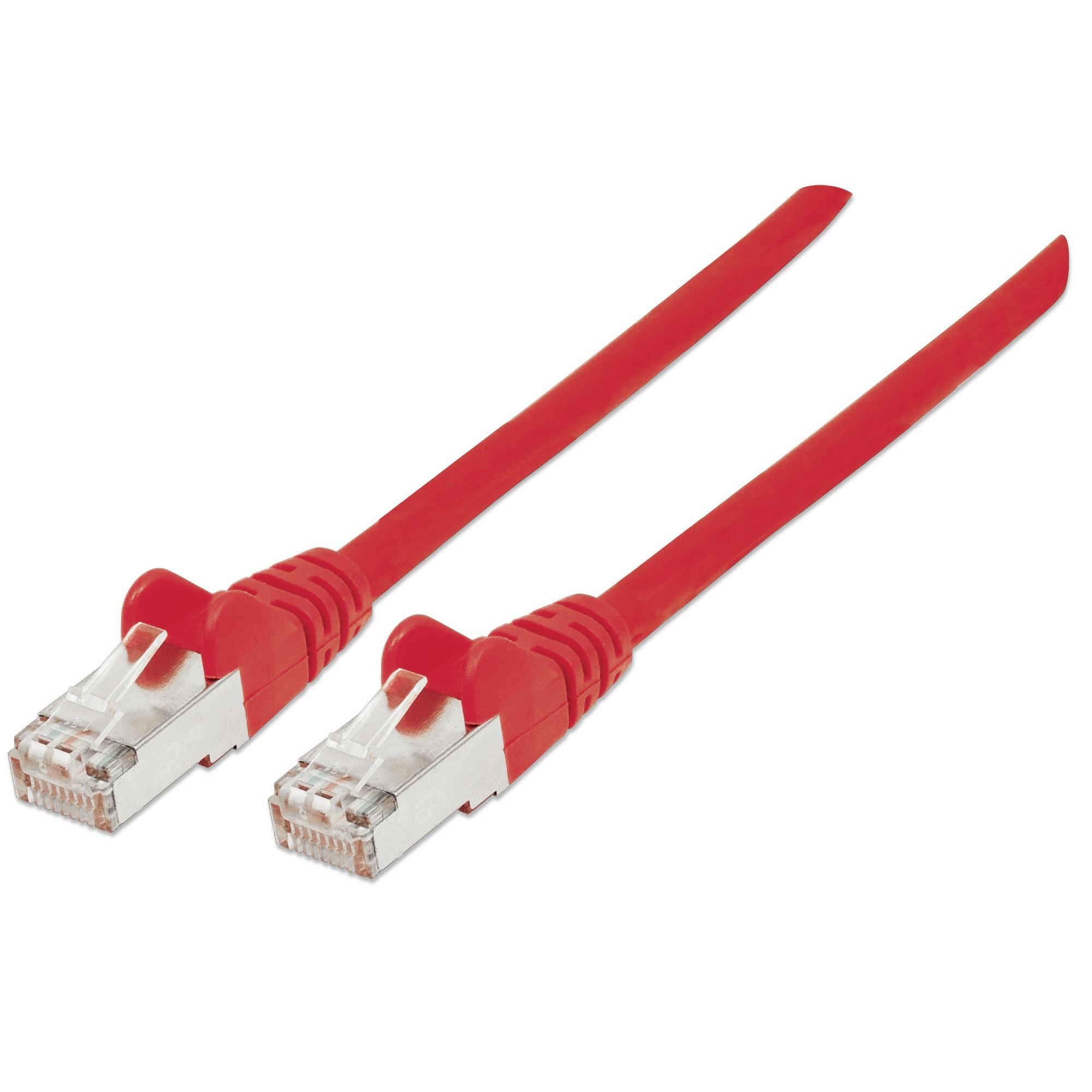 INTELLINET 736060 :: Patch кабел, Cat.6 S/FTP, LSOH, червен, 30.0 м