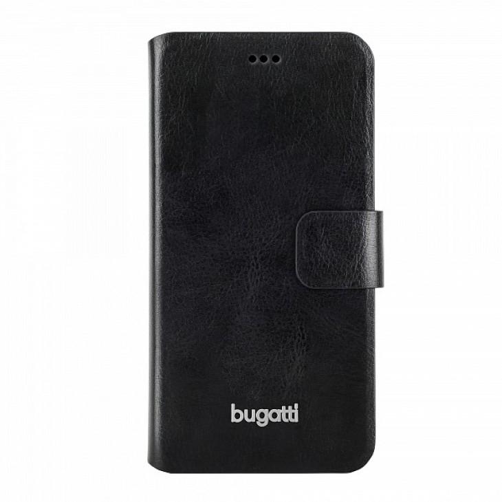 Кожен флип калъф и поставка за iPhone 6, iPhone 6S - Bugatti BookCase Geneva (черен) | JAR Computers Кожен флип калъф и поставка за iPhone 6, iPhone 6S - Bugatti BookCase Geneva (черен)