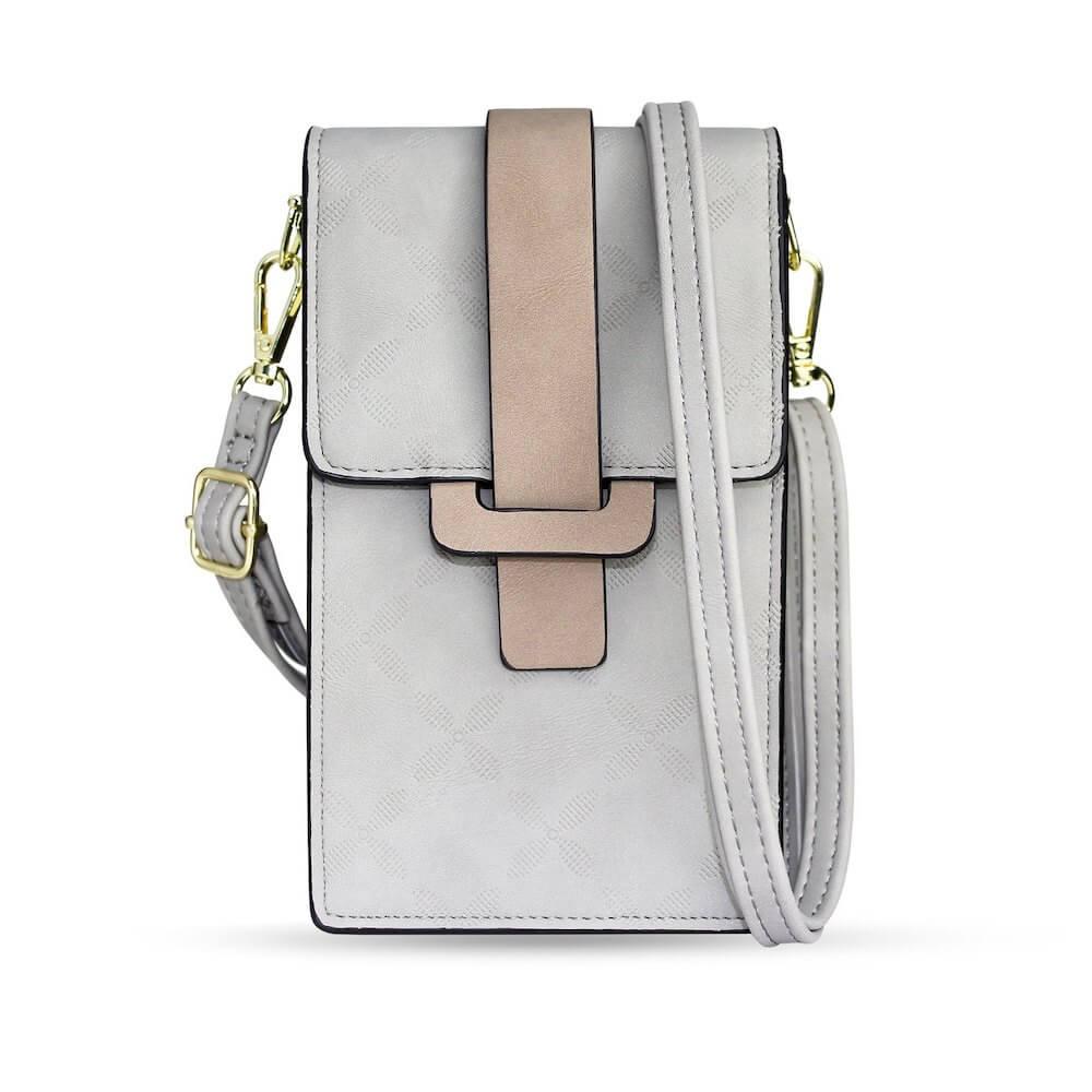 Малка и компактна чанта с презрамка - Fancy Handmade Bag Case Model 1 With Shoulder Strap (сив) | JAR Computers Малка и компактна чанта с презрамка - Fancy Handmade Bag Case Model 1 With Shoulder Strap (сив)