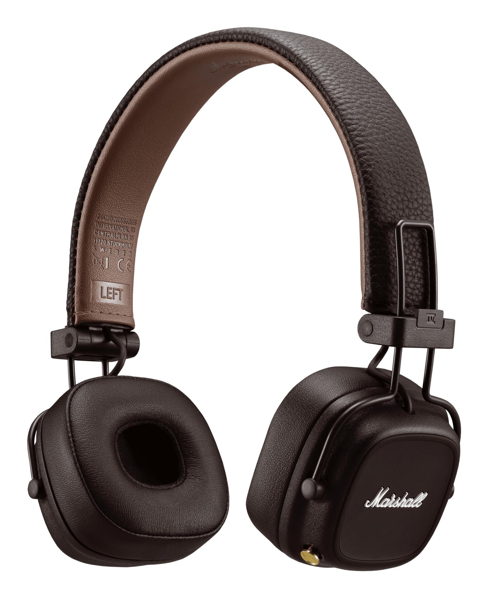 Marshall MAJOR IV Слушалки Жична и безжична Лента за глава Музика UBS тип C Bluetooth Кафяв