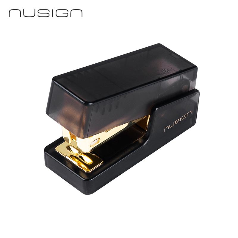 Телбод Nusign Golden Peak, ENS083G, за 12 л.(80 г), телчета 24(26)/6, пластмаса + метал, черен | JAR Computers Телбод Nusign Golden Peak, ENS083G, за 12 л.(80 г), телчета 24(26)/6, пластмаса + метал, черен