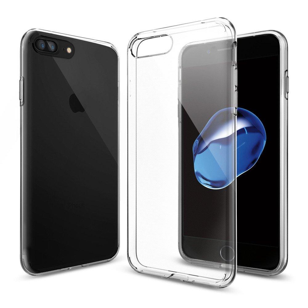 Тънък качествен термополиуретанов кейс за iPhone 8 Plus, iPhone 7 Plus - Spigen Liquid Crystal Case (прозрачен) | JAR Computers Тънък качествен термополиуретанов кейс за iPhone 8 Plus, iPhone 7 Plus - Spigen Liquid Crystal Case (прозрачен)