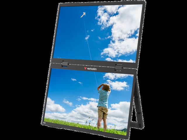 Verbatim Portable 15.6" Dual Monitor Essentials