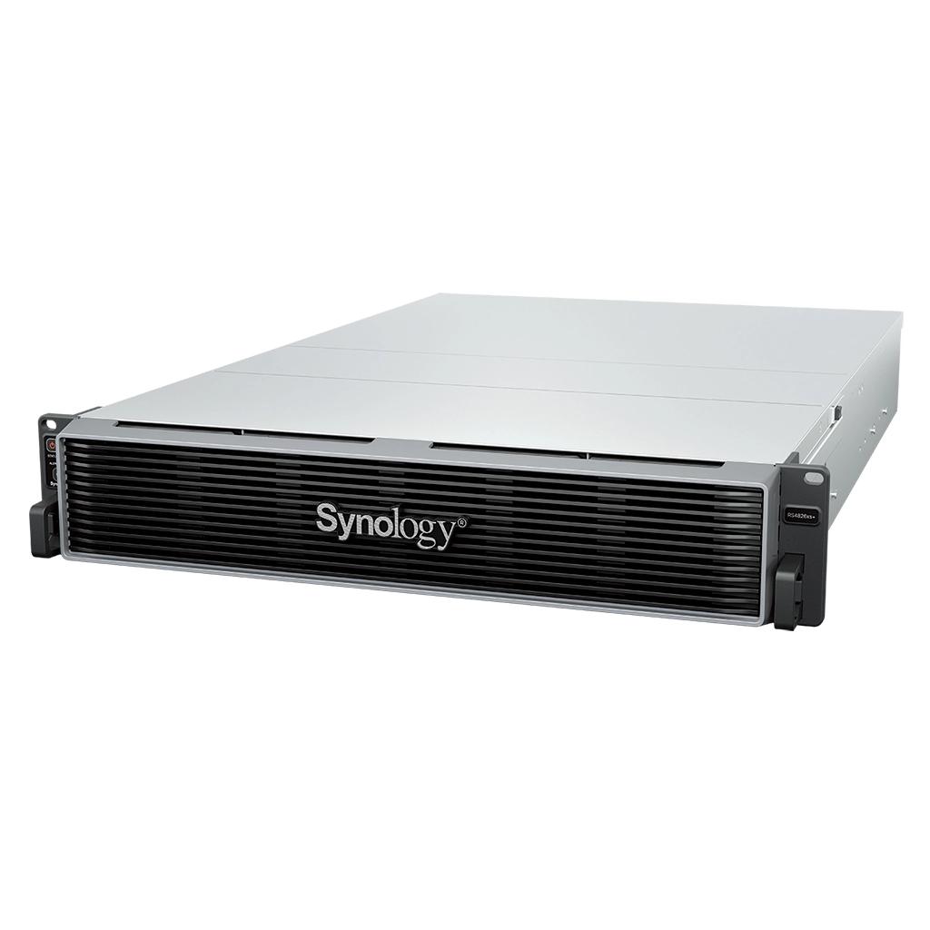 48-bay Synology NAS server for Large Scale Business(12 bays on base, expandable to 48 with 3x RX1225RP), Rackmount RS4826xs+