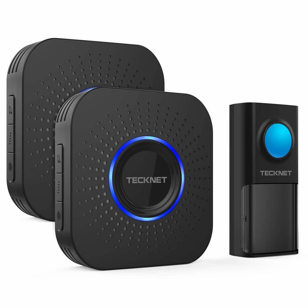 Безжичен звънец за входна врата - TeckNet WA1088 Wireless DoorBell (черен) | JAR Computers Безжичен звънец за входна врата - TeckNet WA1088 Wireless DoorBell (черен)