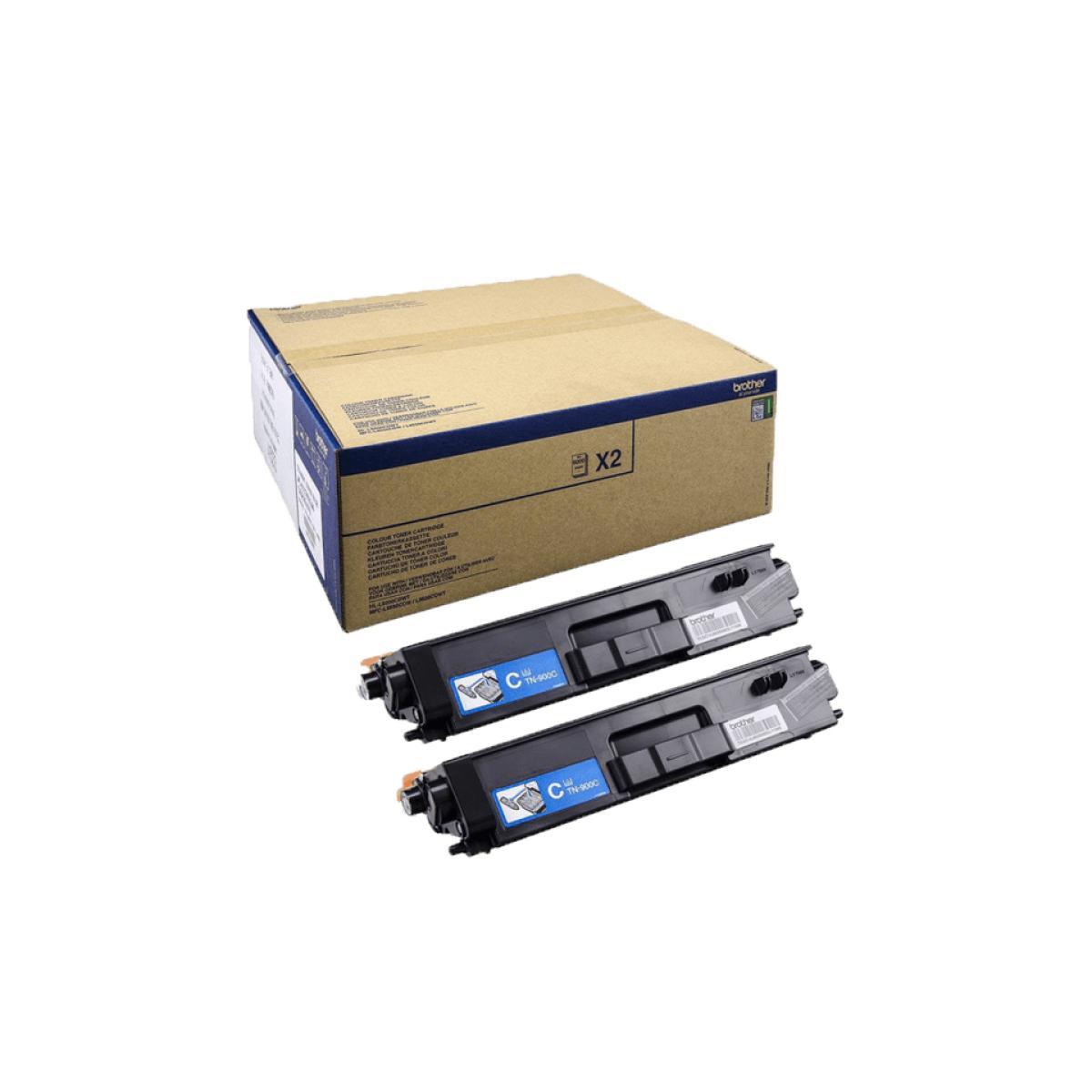 Brother TN-900CTWIN toner cartridge 2 pc(s) Original Cyan | JAR Computers Brother TN-900CTWIN toner cartridge 2 pc(s) Original Cyan