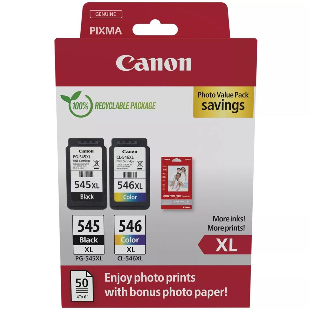 Canon Multi Pack PG-545XL/CL-546XL PVP оригинални мастилени глави