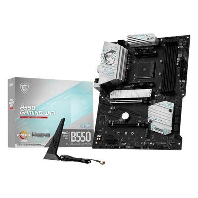 Дънна платка MSI Mainboard B550 GAMING WIFI6E - ATX - Socket AM4 - AMD B550 | JAR Computers Дънна платка MSI Mainboard B550 GAMING WIFI6E - ATX - Socket AM4 - AMD B550