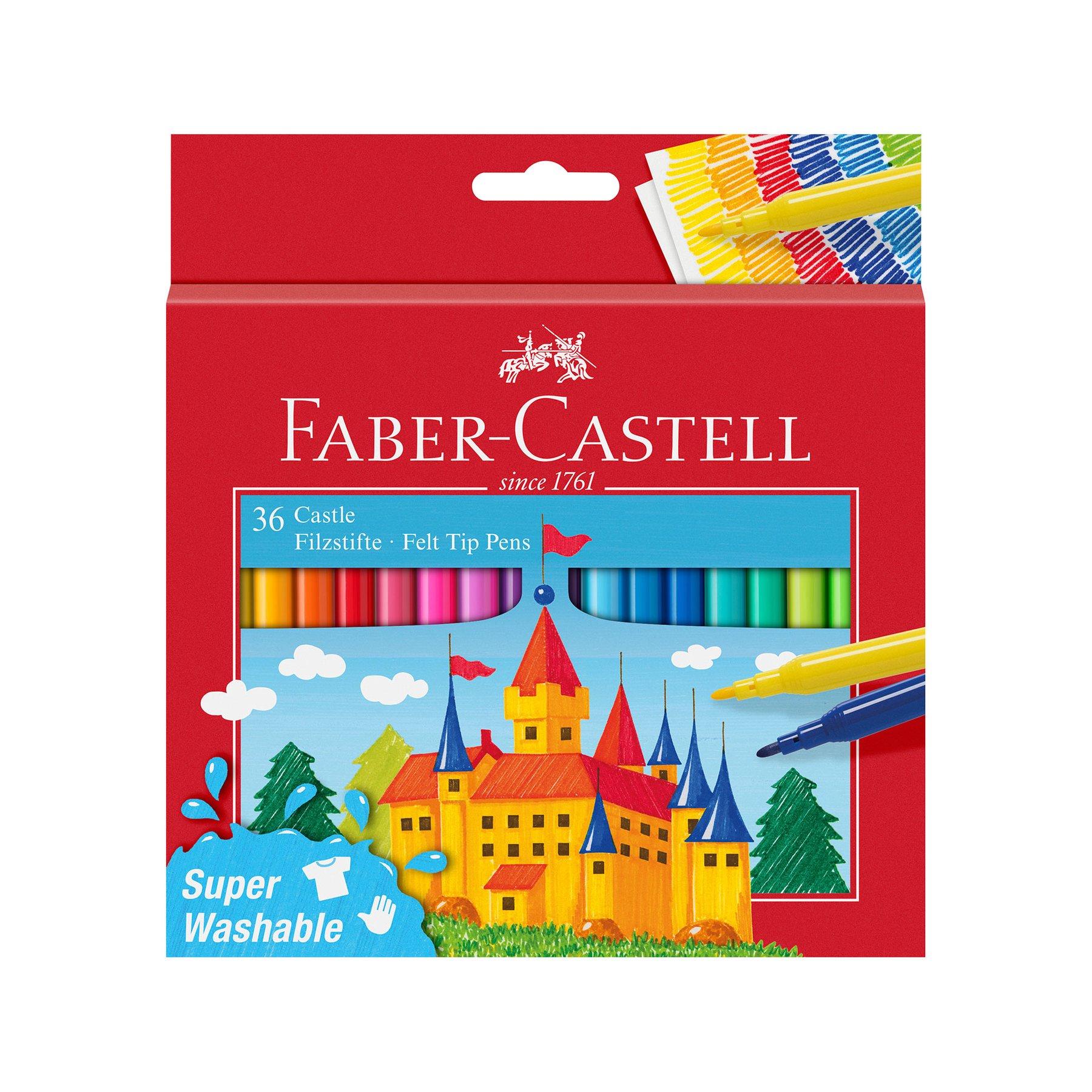 Faber-Castell Флумастери Замък, 36 цвята | JAR Computers Faber-Castell Флумастери Замък, 36 цвята