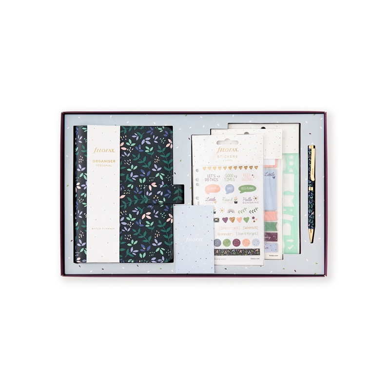 Filofax Подаръчен комплект Garden, A5, органайзер, самозалепващи листчета, стикери, планер и химикалка | JAR Computers Filofax Подаръчен комплект Garden, A5, органайзер, самозалепващи листчета, стикери, планер и химикалка