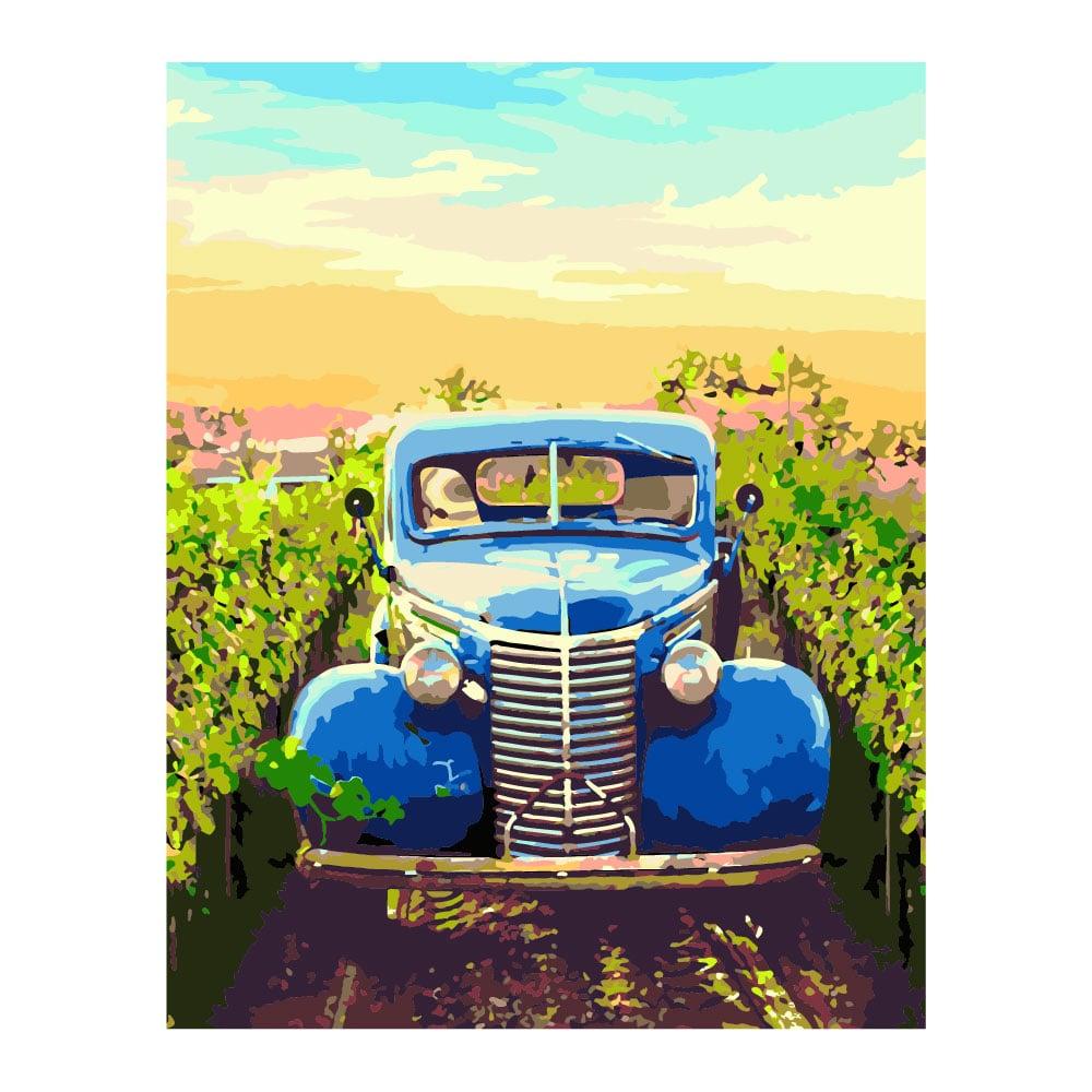 Foska Комплект рисуване по номера Vintage, 40 x 50 cm | JAR Computers Foska Комплект рисуване по номера Vintage, 40 x 50 cm