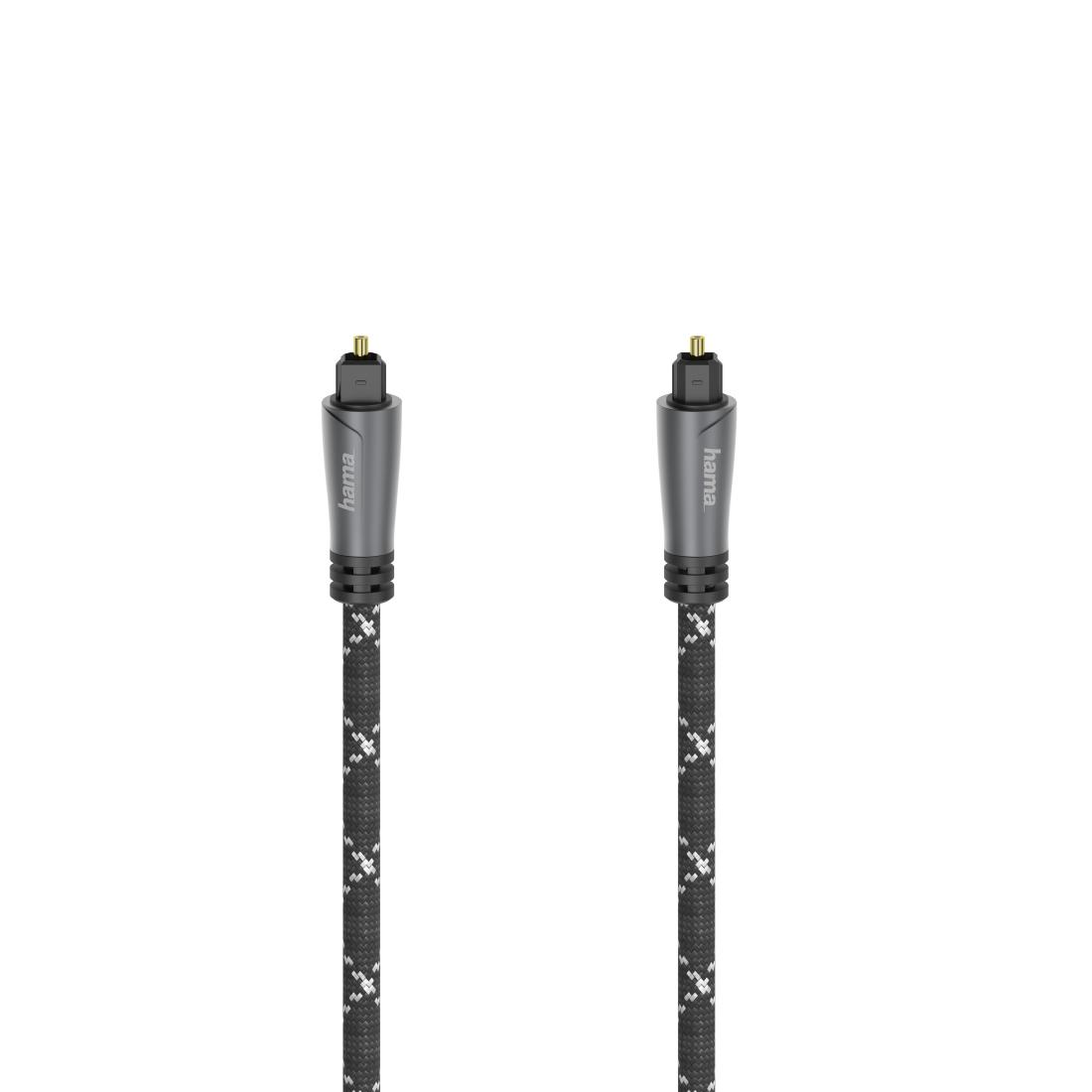 Hama 00205140 аудио кабел 3 м Toslink Черен, Сив | JAR Computers Hama 00205140 аудио кабел 3 м Toslink Черен, Сив