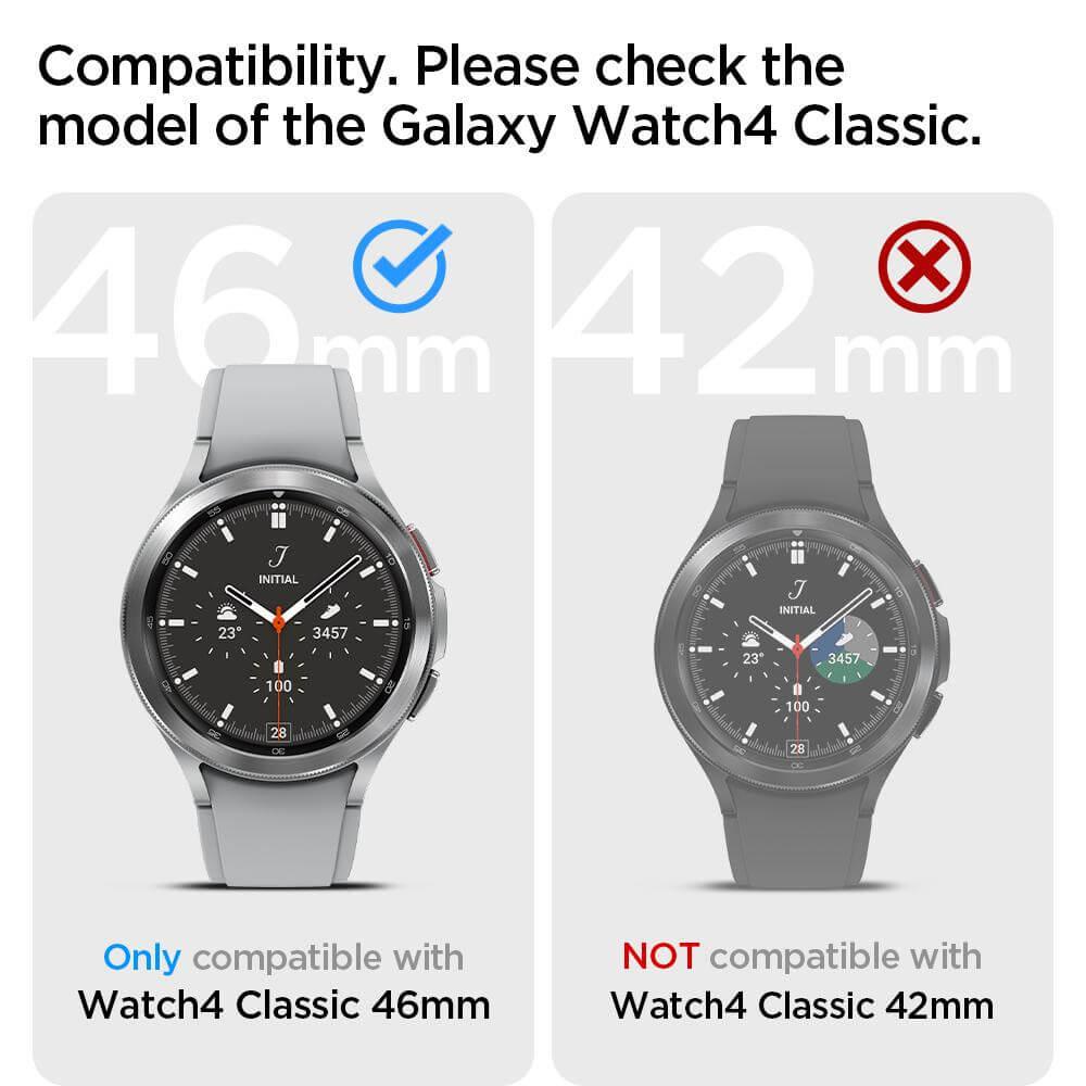 Качествен силиконов (TPU) кейс за Samsung Galaxy Watch 4 Classic 46mm - Spigen Liquid Air Case (черен) | JAR Computers Качествен силиконов (TPU) кейс за Samsung Galaxy Watch 4 Classic 46mm - Spigen Liquid Air Case (черен)