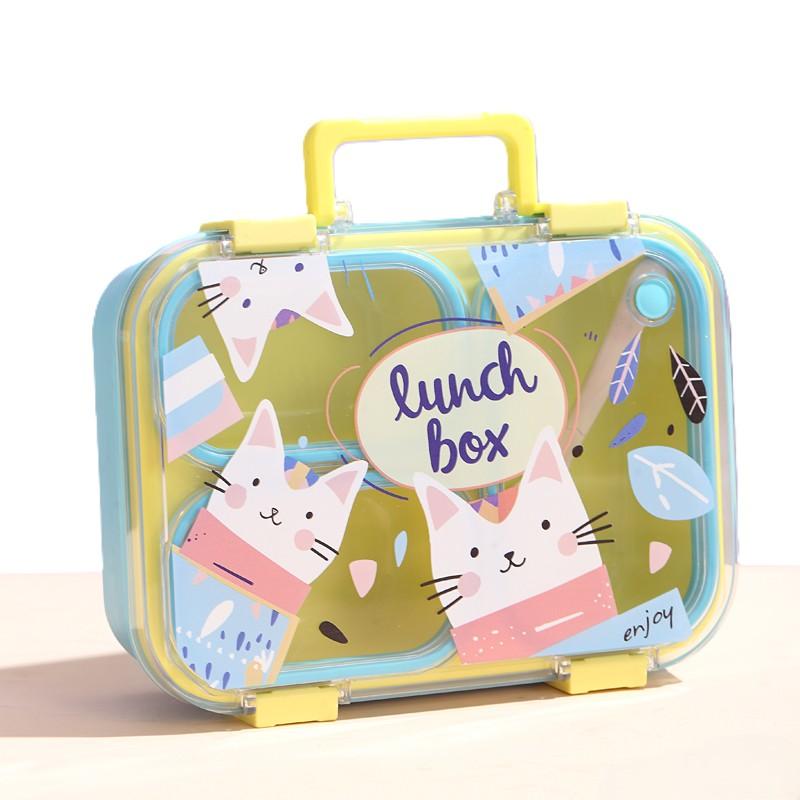 Кутия за храна Lunch box, /жълт-син/ - #7168 | JAR Computers Кутия за храна Lunch box, /жълт-син/ - #7168