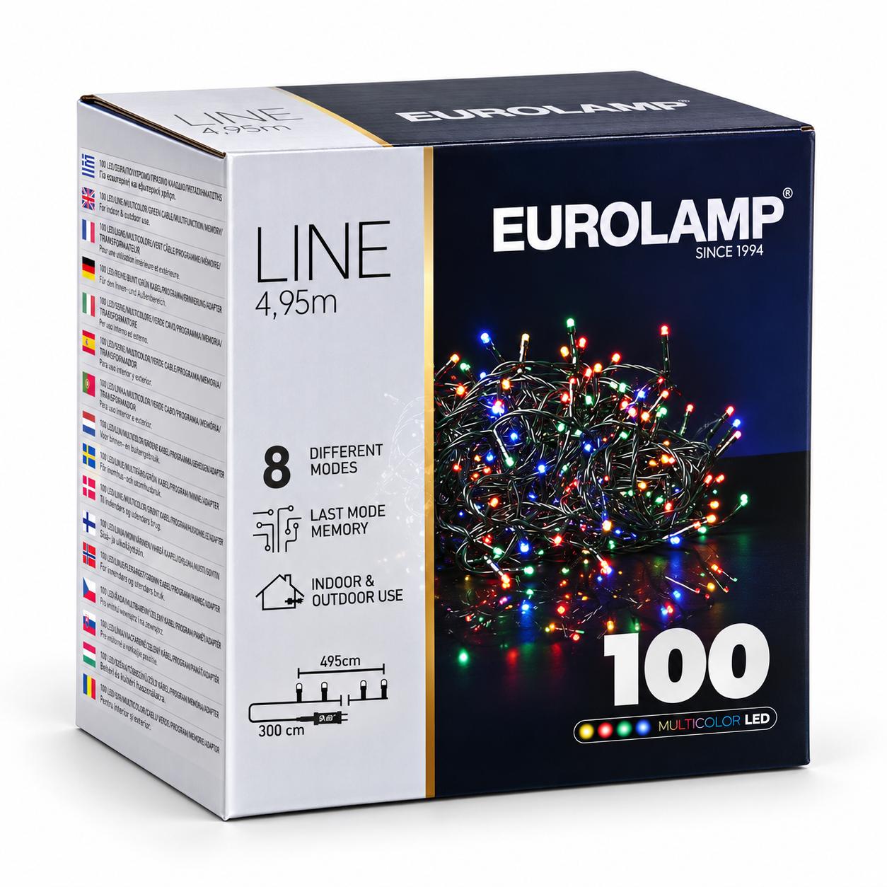 ЛАМПИЧКИ EUROLAMP, 100 LED 3ММ, АДАПТЕР 31V, МУЛТИ LED, IP44 | JAR Computers ЛАМПИЧКИ EUROLAMP, 100 LED 3ММ, АДАПТЕР 31V, МУЛТИ LED, IP44