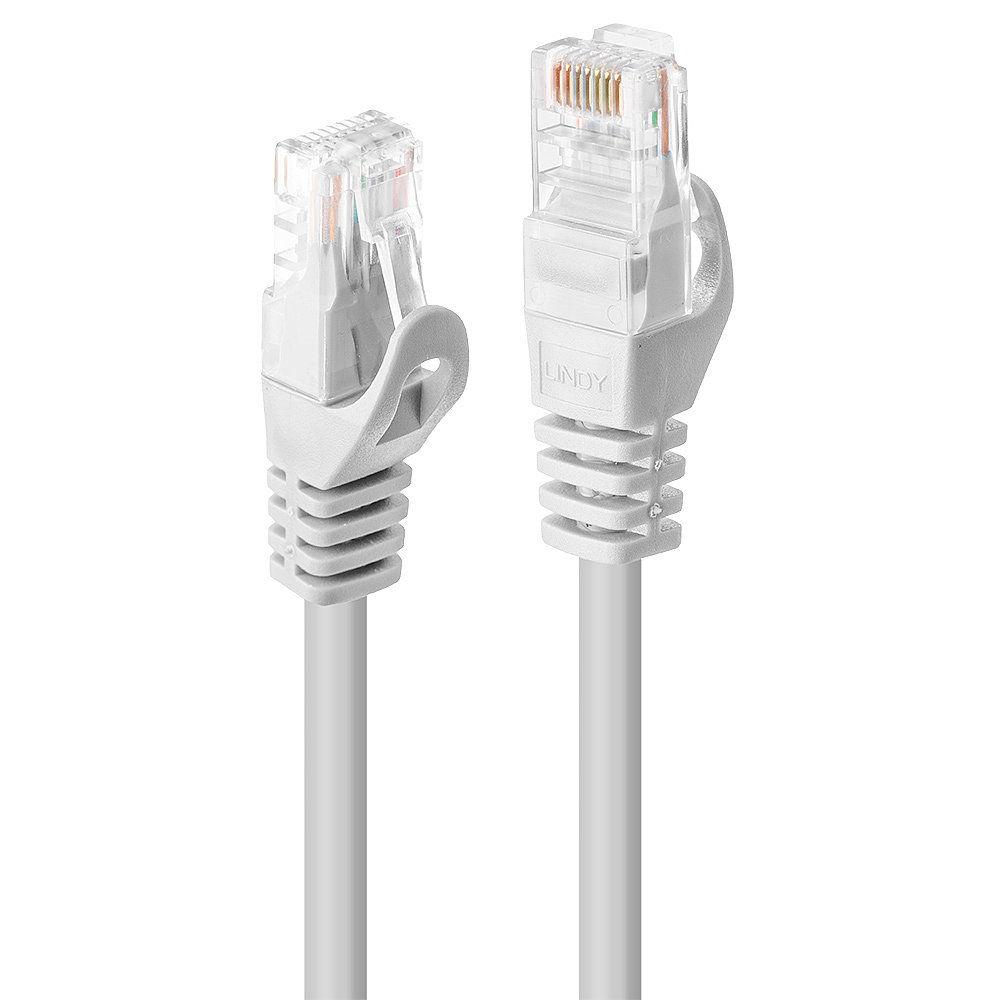 LINDY LNY-48207 :: UTP мрежов кабел, Cat. 6, бял, 10.0 м