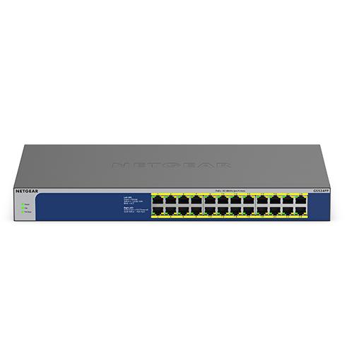 NETGEAR GS524PP Неуправляем Gigabit Ethernet (10/100/1000) Захранване по Ethernet (PoE) Сив | JAR Computers NETGEAR GS524PP Неуправляем Gigabit Ethernet (10/100/1000) Захранване по Ethernet (PoE) Сив