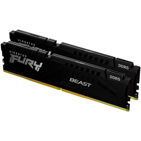 RAM D5 16G 2x8 5200, Kingston Fury Beast Black | JAR Computers RAM D5 16G 2x8 5200, Kingston Fury Beast Black