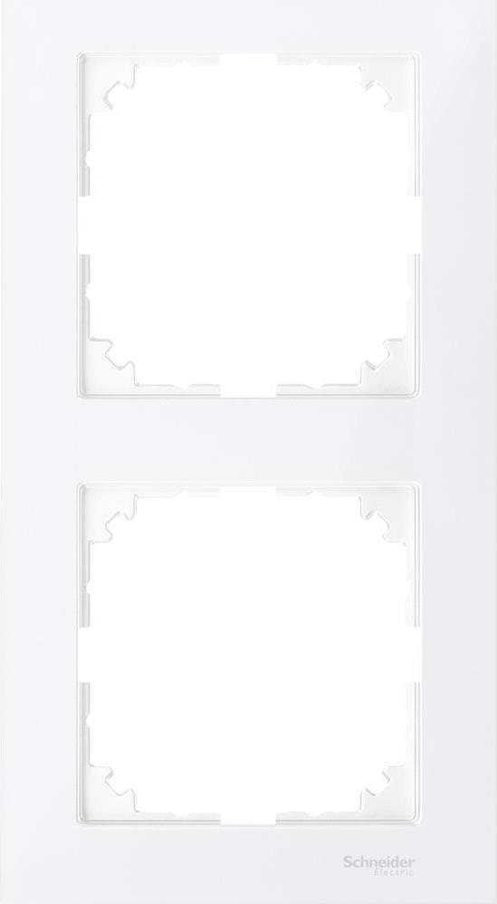 Рамка 2х цвят Активно бял, M-Pure System M Merten SE | JAR Computers Рамка 2х цвят Активно бял, M-Pure System M Merten SE