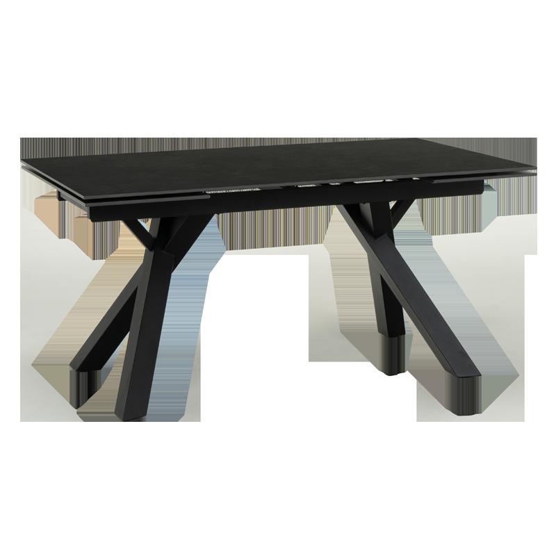 Разтегателна трапезна маса OPOLE - тъмносива