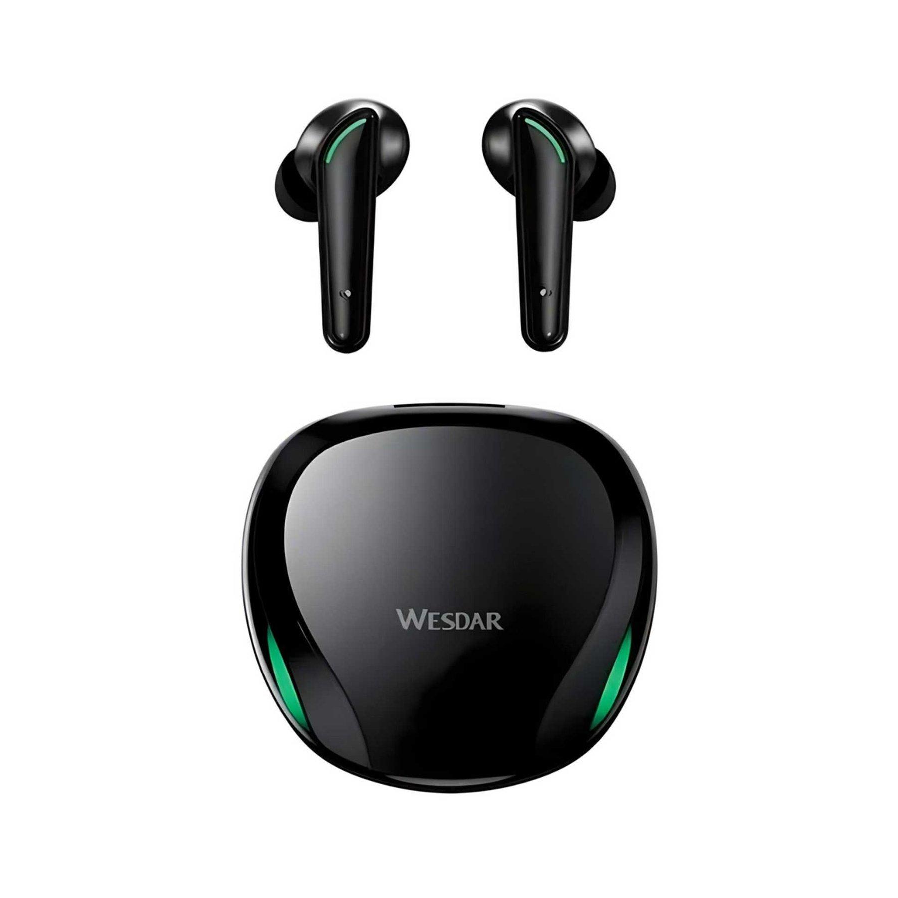 Слушалки Wesdar TWS128, True wireless, безжични, черни | JAR Computers Слушалки Wesdar TWS128, True wireless, безжични, черни