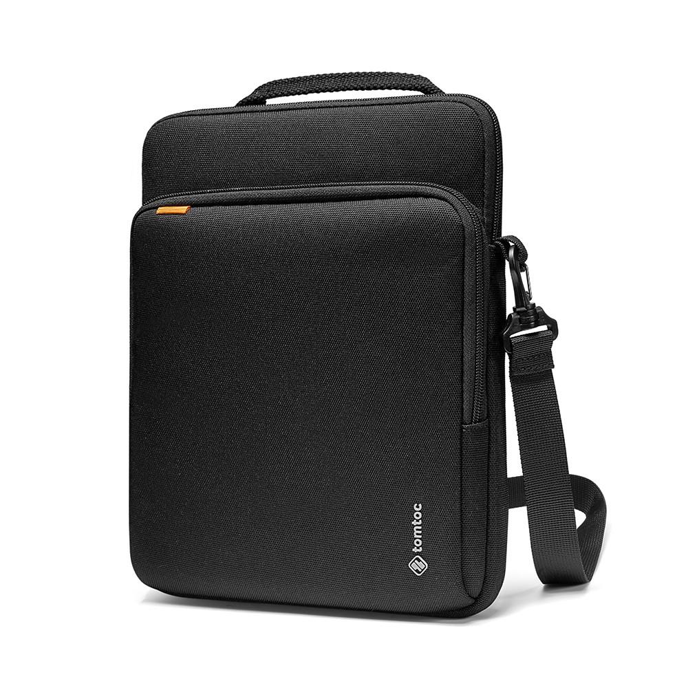 Tomtoc Tablet Shoulder Bag 360 Protection - текстилна чанта за iPad Air 5 (2022), iPad Air 4 (2020), iPad 10 (2022) и таблети до 10.9 инча (черен)