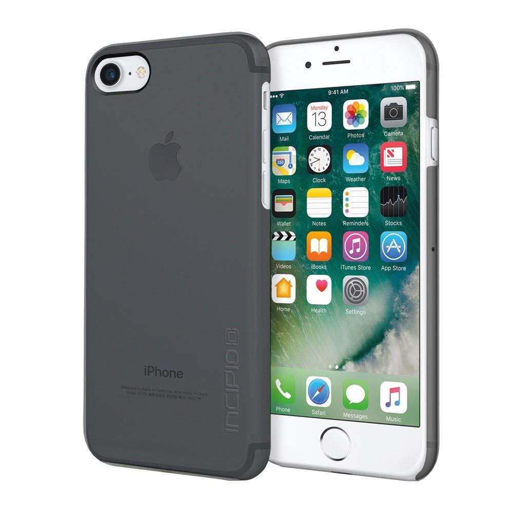 Тънък поликарбонатов кейс за iPhone 8, iPhone 7 - Incipio Feather Pure Case (черен-прозрачен) | JAR Computers Тънък поликарбонатов кейс за iPhone 8, iPhone 7 - Incipio Feather Pure Case (черен-прозрачен)