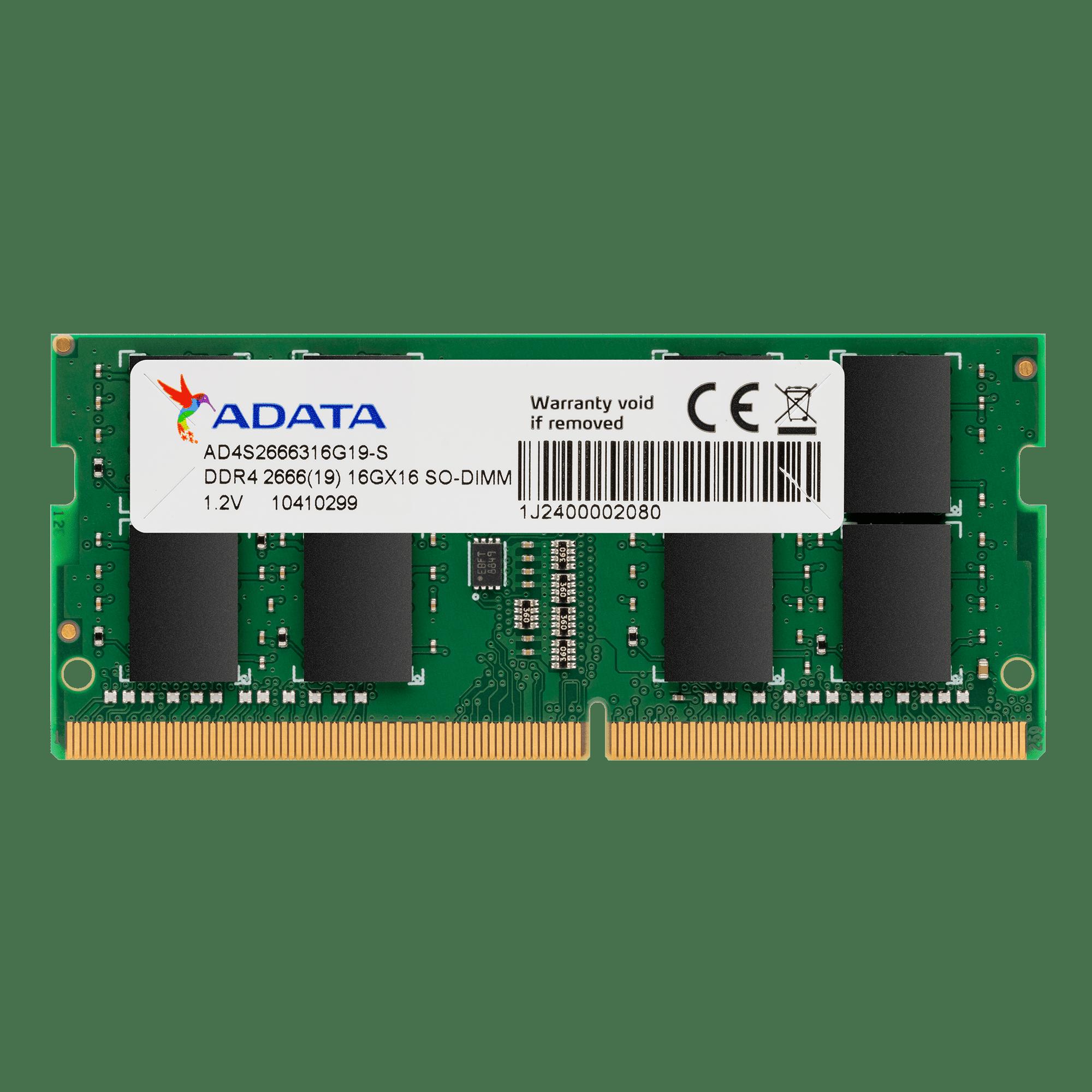16GB DDR4 2666 ADATA SODIMM | JAR Computers 16GB DDR4 2666 ADATA SODIMM