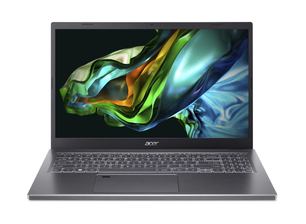 Acer Aspire 5, A515-58P-36JU, Intel Core i3-1315U (3.3GHz up to 4.50GHz, 10MB), 15.6" FHD (1920 x 1080) IPS SlimBezel, 16 GB LPDDR5, 512GB PCIe NVMe SSD, Intel UMA, Wifi 802.11AX, BT, HD Cam+mic, No OS, Gray+Acer Wireless Slim Mouse M502 WWCB, Mist green