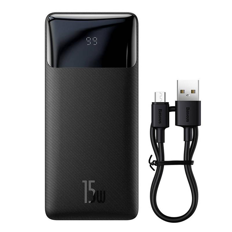 BASEUS Power Bank 30000 mAh 15W, Bipow /черен/ - PPBD050201 | JAR Computers BASEUS Power Bank 30000 mAh 15W, Bipow /черен/ - PPBD050201