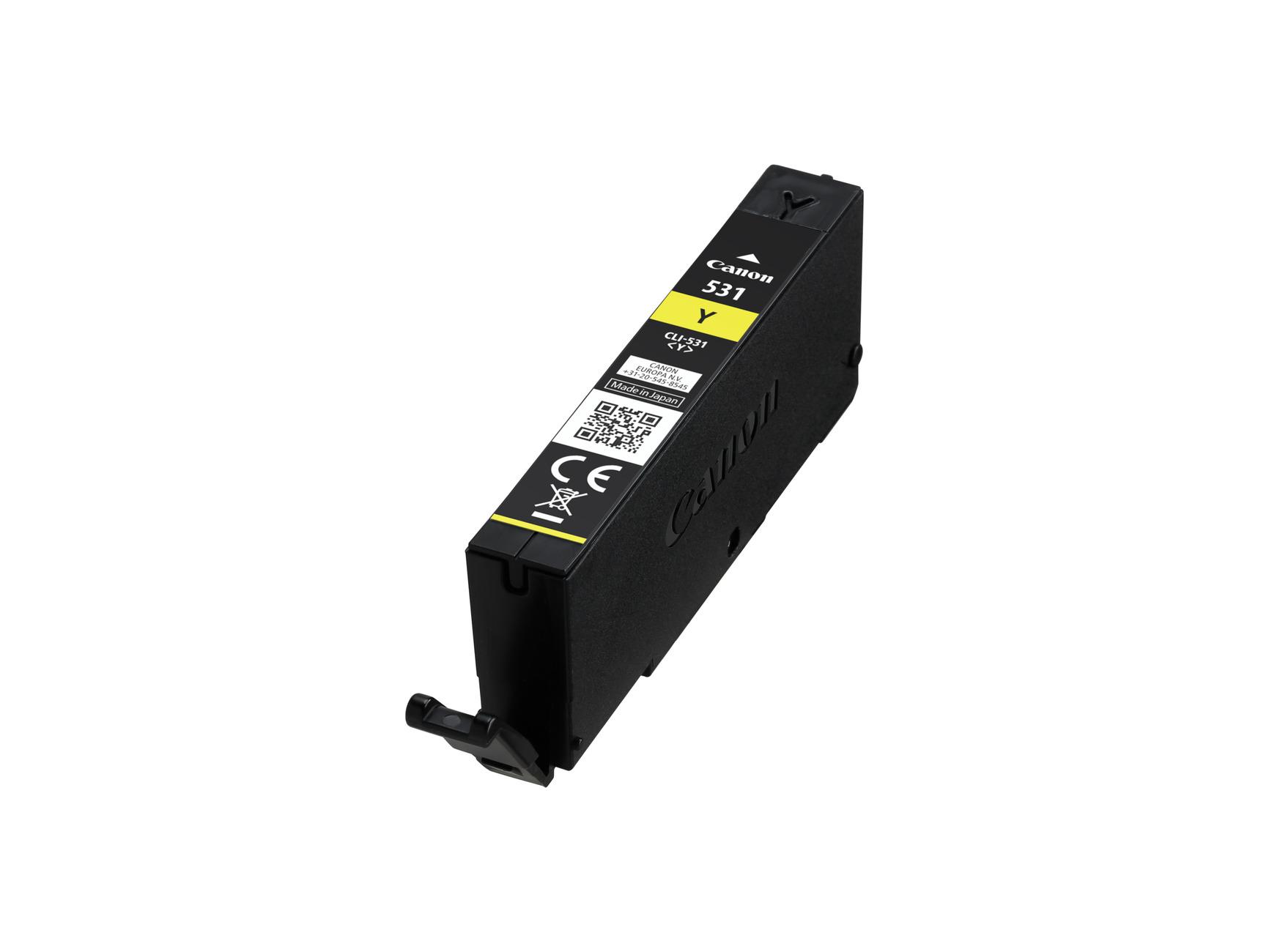 Глава за Canon Pixma TS8500/TS8750/TS8700 Series - Ink - CLI531 (CLI-531) / 6121C001 - Yellow - PN 6121C001 | JAR Computers Глава за Canon Pixma TS8500/TS8750/TS8700 Series - Ink - CLI531 (CLI-531) / 6121C001 - Yellow - PN 6121C001