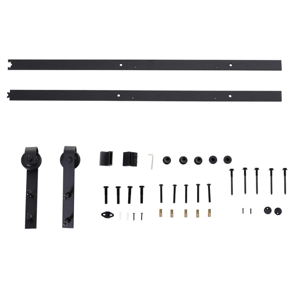 Homcom Track Kit Για Συρόμενες Πόρτες Μαύρο 200x4x0.6cm (B81-020) (HOMB81-020) | JAR Computers Homcom Track Kit Για Συρόμενες Πόρτες Μαύρο 200x4x0.6cm (B81-020) (HOMB81-020)