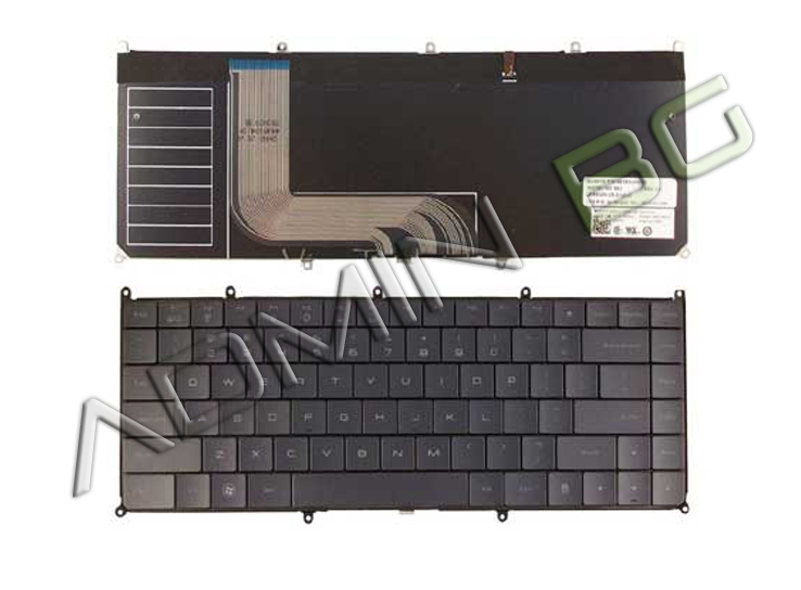 Клавиатура за лаптоп Dell  XPS 13-A101 Silver Backlit US/UK | JAR Computers Клавиатура за лаптоп Dell  XPS 13-A101 Silver Backlit US/UK