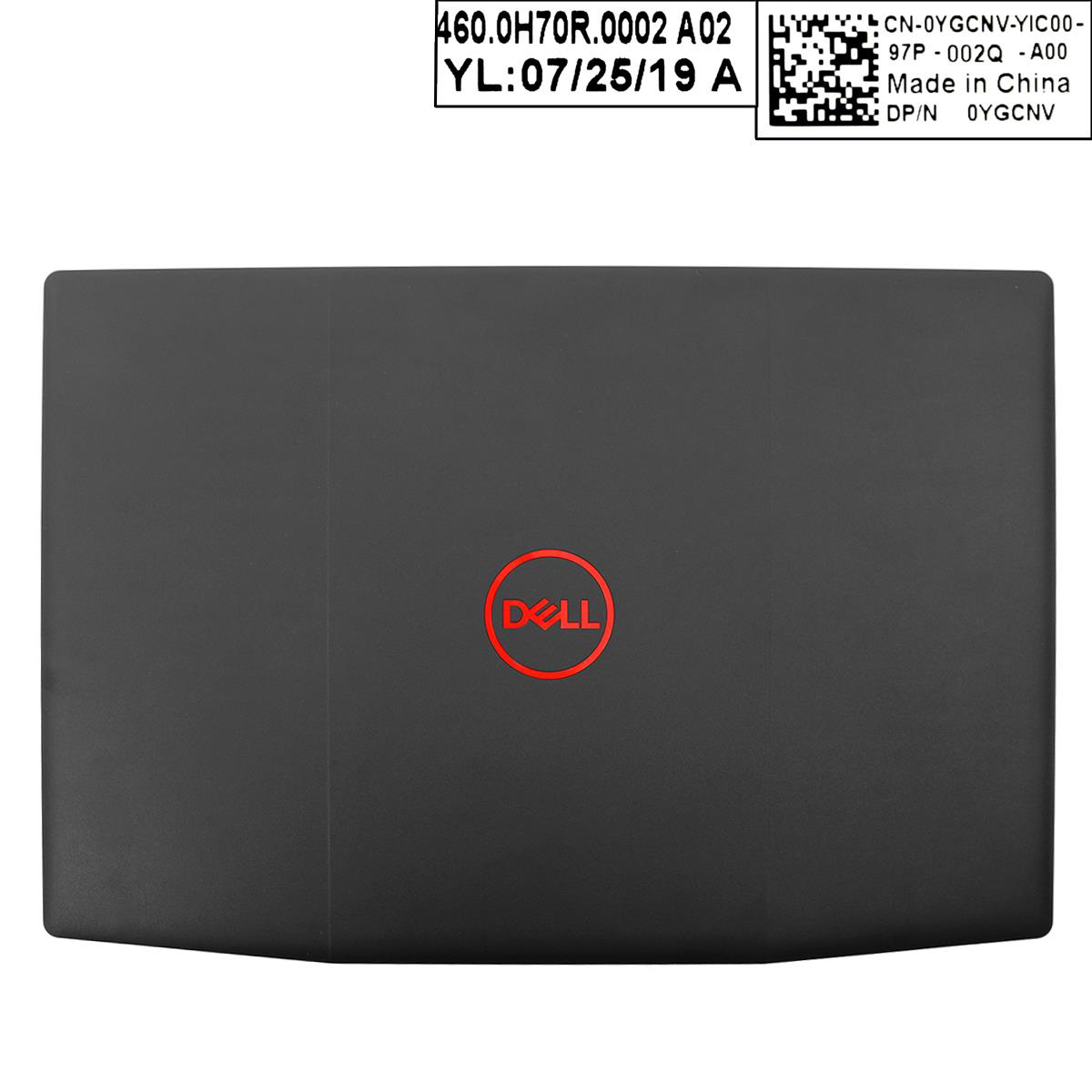 LCD Back cover (Заден Капак за Матрица) Dell G3 3590 3500 Black / Черен ( Logo Is Red )