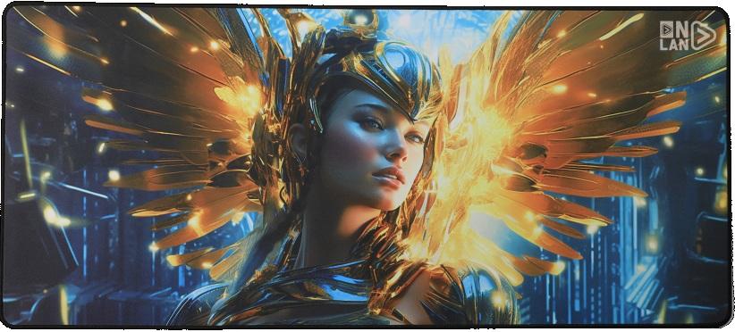 Подложка за мишка Onlan - Amazone AS-300, мека, синя