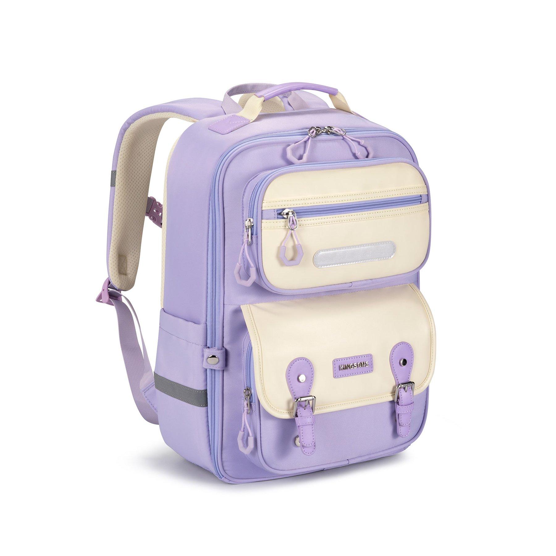 Раница Kingsons Safeback Junior, ученическа, лилава | JAR Computers Раница Kingsons Safeback Junior, ученическа, лилава