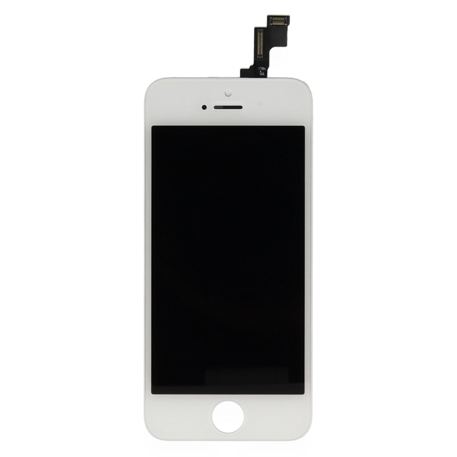 Резервен дисплей за iPhone 5S (пълен комплект) - бял - OEM iPhone 5S Display Unit | JAR Computers Резервен дисплей за iPhone 5S (пълен комплект) - бял - OEM iPhone 5S Display Unit