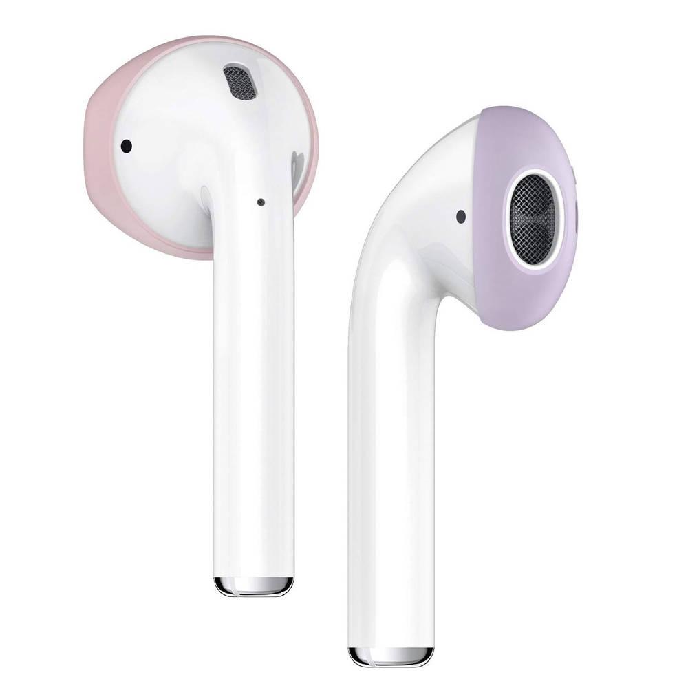 Антибактериални силиконови калъфчета за Apple Airpods и Apple Airpods 2 (бял) (4 броя) - Elago Airpods Secure Fit (розов) | JAR Computers Антибактериални силиконови калъфчета за Apple Airpods и Apple Airpods 2 (бял) (4 броя) - Elago Airpods Secure Fit (розов)
