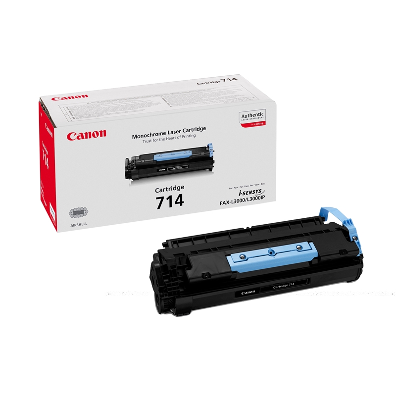 Canon Тонер CRG714, L3000, 4500 страници/5%, Black