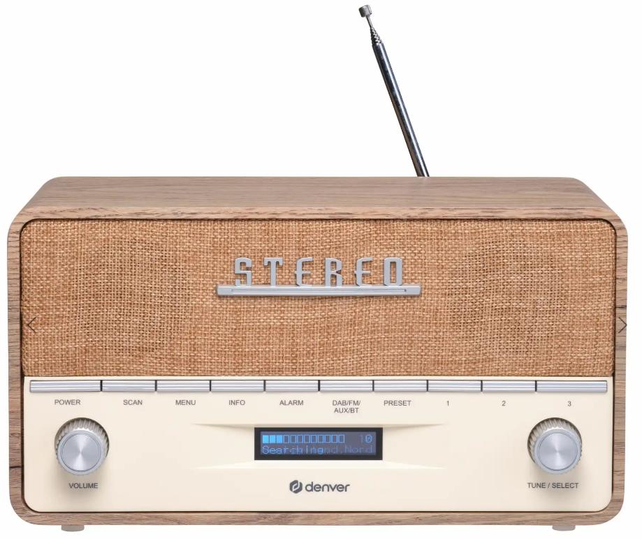 Denver ФМ Радио DAB-36LW светло дърво | JAR Computers Denver ФМ Радио DAB-36LW светло дърво