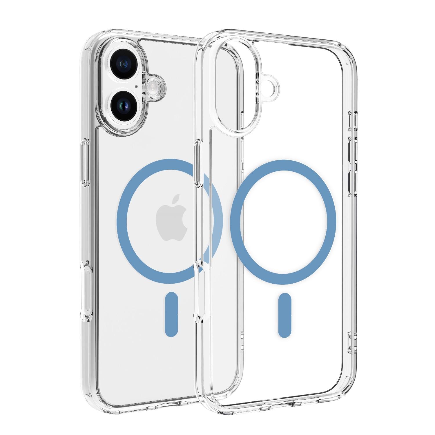 Dviced Magsafe iPhone 16 Plus clear case - Blue | JAR Computers Dviced Magsafe iPhone 16 Plus clear case - Blue